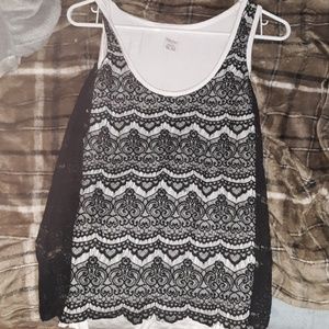 Lace tank top
